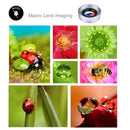 3 in 1-180 Degree Fisheye Lens + 0.67X Wide Angle Lens + 10X Micro Lens