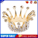 Rhinestones Crown Nail Brush Holder Manicure Pens Displayer Stand (03)