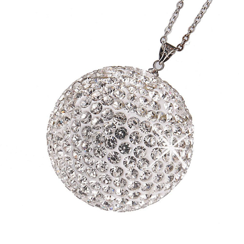 Rhinestone Ball Car Pendants Rearview Mirror Hanging Ornaments Auto Accessories