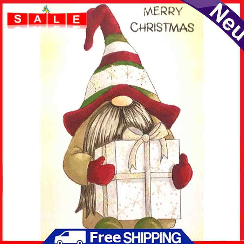 Diamond Painting 5D Full Round Drill Mosaic DIY Striped Hat Goblin Art Decor Kit