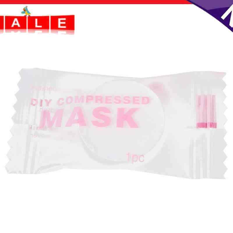 50Pcs Gesicht Hautpflege Maske DIY Baumwolle Gesichts-Kompresse Komprimierte Pap