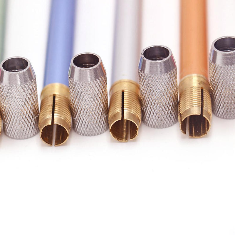 Metal Single Head Pencil Extender Holder Sketch School Office Write Tool Newly