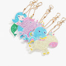 5pcs/set DIY Diamond Painting Keychain Car Hanging Pendant Women Bag Decoration