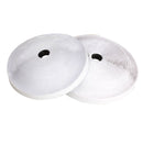2 Rolls Self Adhesive Magic Hook Rough Loop Tape Fastener 25m White Newly