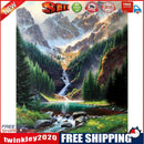 Painting By Numbers Kit DIY Snow Mountain Canvas Oil Art Picture Home Decor