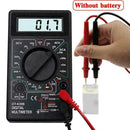 DT 830B LCD Voltmeter Ammeter Ohm Digital Multi meter & Electric Leads H9O6