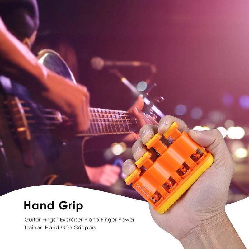 Foru - 1 finger trainer for adults, for guitars, piano fingers, Orange