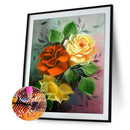 5D Full Round Drill Diamond Painting DIY Flower Kits Picture Rhinestones Craf