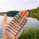 8pcs Soft Fish Fork Tail Fishing Lures Artificial 1.7g 8cm Bionic Baits (D)