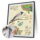 DIY Oil Paint by Numbers Kit Flowers and Birds Picture Coloring Art Craft Dec