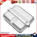 Portable Camping Lunch Box Dining Outdoor Hiking Picnic Aluminum Food Pan Newly