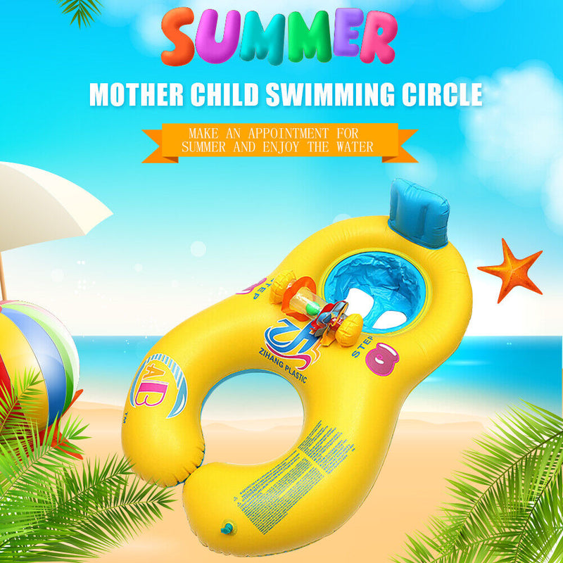 Baby Pool Float Inflatable Mommy Me Swim Float Swimming Pool Accessories