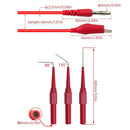 Durable Multimeter Test Lead Kit Test Probe Set U-shaped Plug Test Tools Set