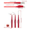 Durable Multimeter Test Lead Kit Test Probe Set U-shaped Plug Test Tools Set