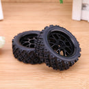 4pcs Star Pattern Rubber RC On Road Car Tires for 1/10 Universal Car Tamiya
