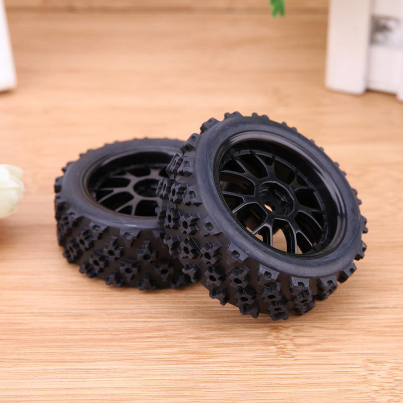 4pcs Star Pattern Rubber RC On Road Car Tires for 1/10 Universal Car Tamiya