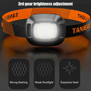 USB Rechargeable Outdoor Lighting Lamp Headlight 4 LED 3 Modes 500LM Headlamp