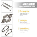 Awning Accessory Hardware Hook Sun Sail Fix Fitting Shade Canopy Fixing Kit
