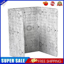 Kitchen Oil Splatter Aluminium Foil Gas Stove Foldable Baffle Plate (C)