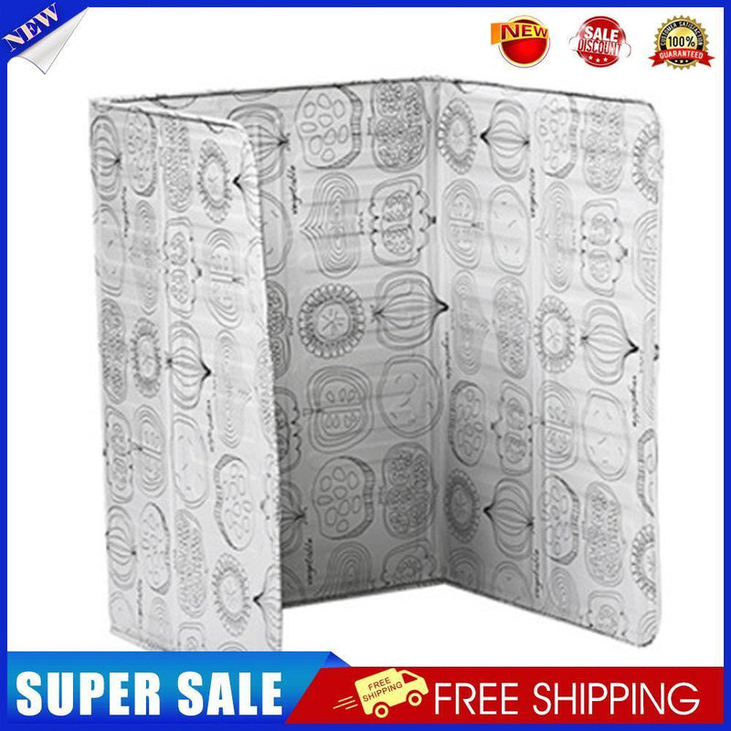 Kitchen Oil Splatter Aluminium Foil Gas Stove Foldable Baffle Plate (C)