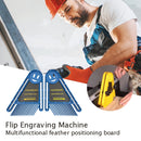 Double Featherboard Set Miter Gauge Slot Woodwork DIY Safety Tool (Blue)