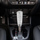 Bubble Crystal Car Gear Shift Knob Manual Gear Stick Lever Knob (White) Newly