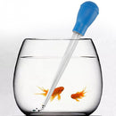 Manual Fish Tank Aquarium Feed Water Changer Mini Suction Pipe Tool (Blue)