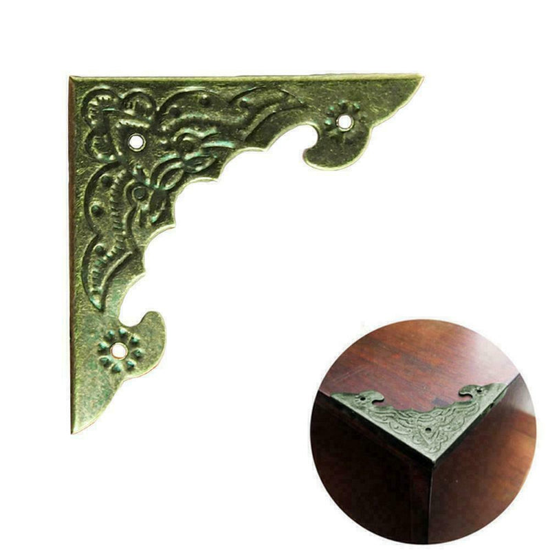 Metal jewelry chest gift box wooden case edge edge protector I9E3 I4C4