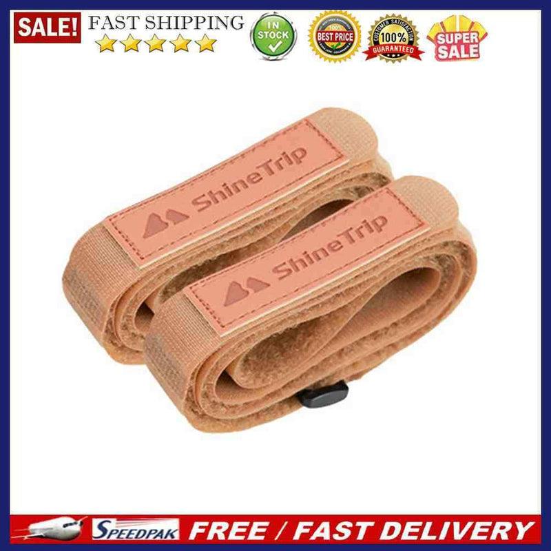 2x Nylon Fixing Strap Adjustable Quick Release Outdoor Tent Hiking Luggage Belts