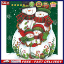 Christmas Snowman Oil Paint By Numbers DIY Drawing Hand Painted Wall Art Craf