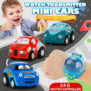 4CH Gravity Induction RC Wrist Watch Control 2.4GHz Mini Racing Car 4Color