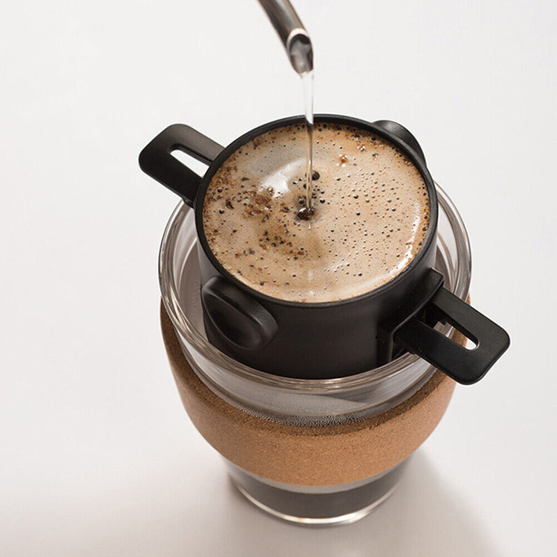 Reusable Stainless Steel Filter Cup Drip Coffee Holder Funnel Tea Infuser Newly