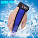 Casting One Finger Glove Stall Protector Non Slip Carp Fishing Tool (Blue)