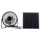 5W 4 inch Solar Exhaust Fan Mini Solar Panel Powered Fan for Office Outdoor