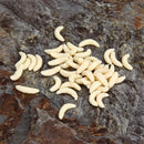 200Pcs Soft Plastic Fishing Lures Baits Maggots Worms Tackle light yellow Newly