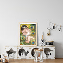 Diamond Painting Feather Child Full Round Drill Picture of Rhinestone DIY Kit