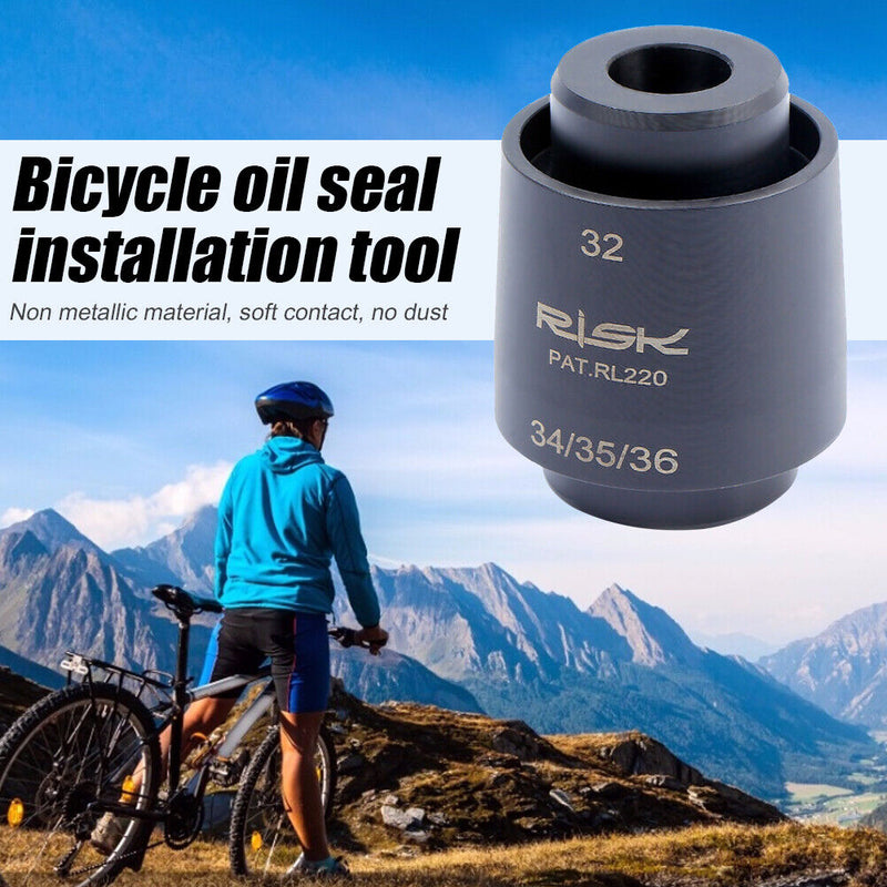 RISK Mountain Bike Front Fork Inner Tube Oil Dust Seal Tool 32/34/35/36mm