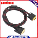 DVI-I 24+5 Turn to VGA Wire Cable Male to Male Video Line 4.6ft z