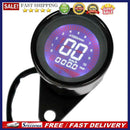 12V Universal Backlight LCD Digital Motorcycle Speedometer Tachometer Gauge
