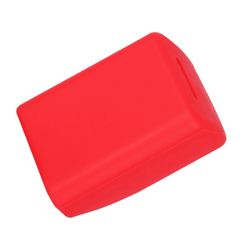 Auto Car Seat Belt Buckle Holder Protective Covers Anti-Scratch Case (Red)