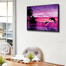 Dolphin 5D DIY Diamond Painting Kits Full Square Drill Mosaic Art Crafts Pi