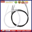 2 Sets Strings Nylon Black Transparent Replacement Part for Ukulele Guitar
