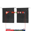 Travel Laundry Bag 2 Pack Machine Washable Dirty Clothes Organizer (Black) Newly