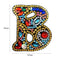 DIY Key Chain Diamond Painting Letters Women Bag Keyring Pendant Gift (B) Newly