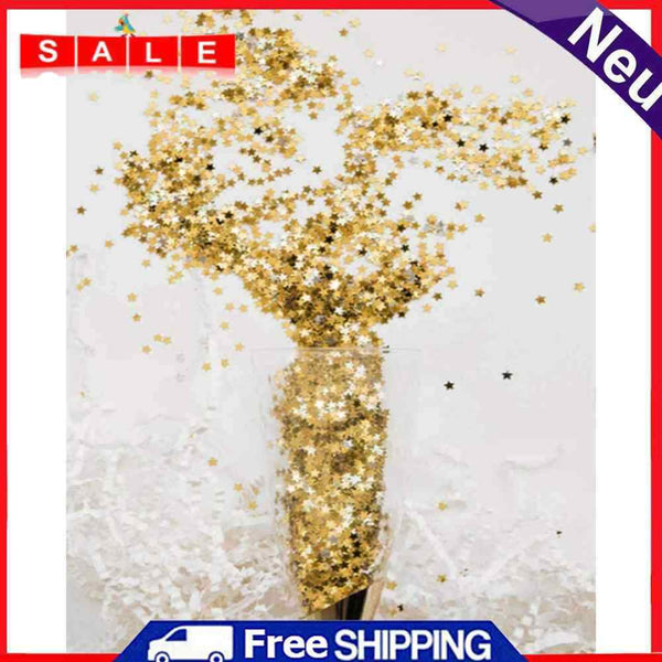 DIY Paint By Number Kit Frameless Golden Star Abstract Handpainted Canvas Decor