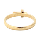 Classic Adjustable Cross Couple Ring Stainless Steel Lover Rings Wedding Jewelry