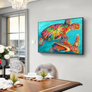 Diamond Painting Marine Turtle Full Round Drill Picture of Rhinestone Drawing