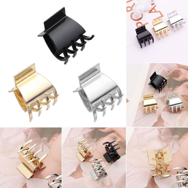 Women's Fashion Horsetail Clip Metal Hair Claw Bangs Clamp Hair Clips