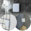 2 Pcs Shower Curtain Clips Self-adhesive Guard Curtain Fixed Clips U Shape W5X1