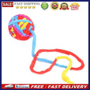 Cat Plush Round Colorful Ball Toys Interactive Pet Playing Funny Molar Chew